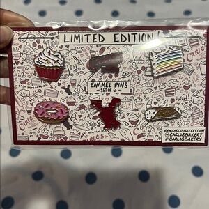 Limited Edition Enamel Pins Set